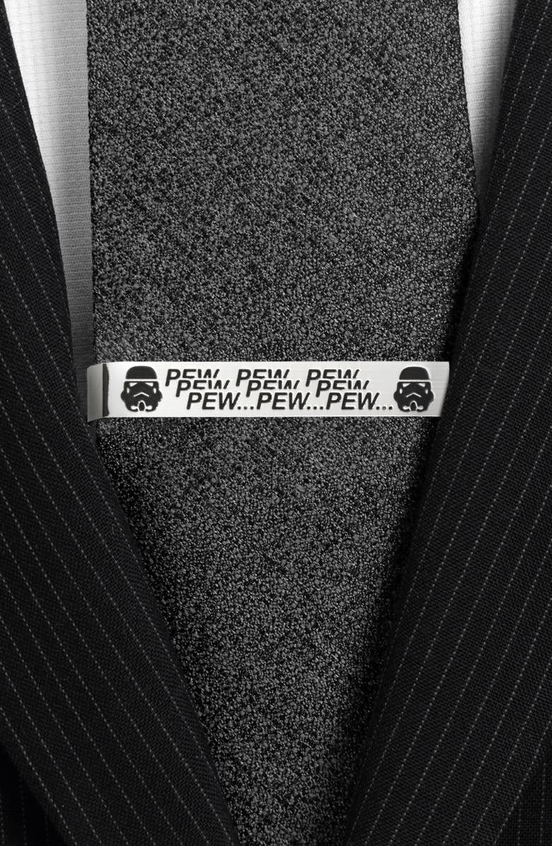 Cufflinks, Inc. Star Wars<sup>™</sup> - Pew Pew Pew Tie Bar, Alternate, color, Silver