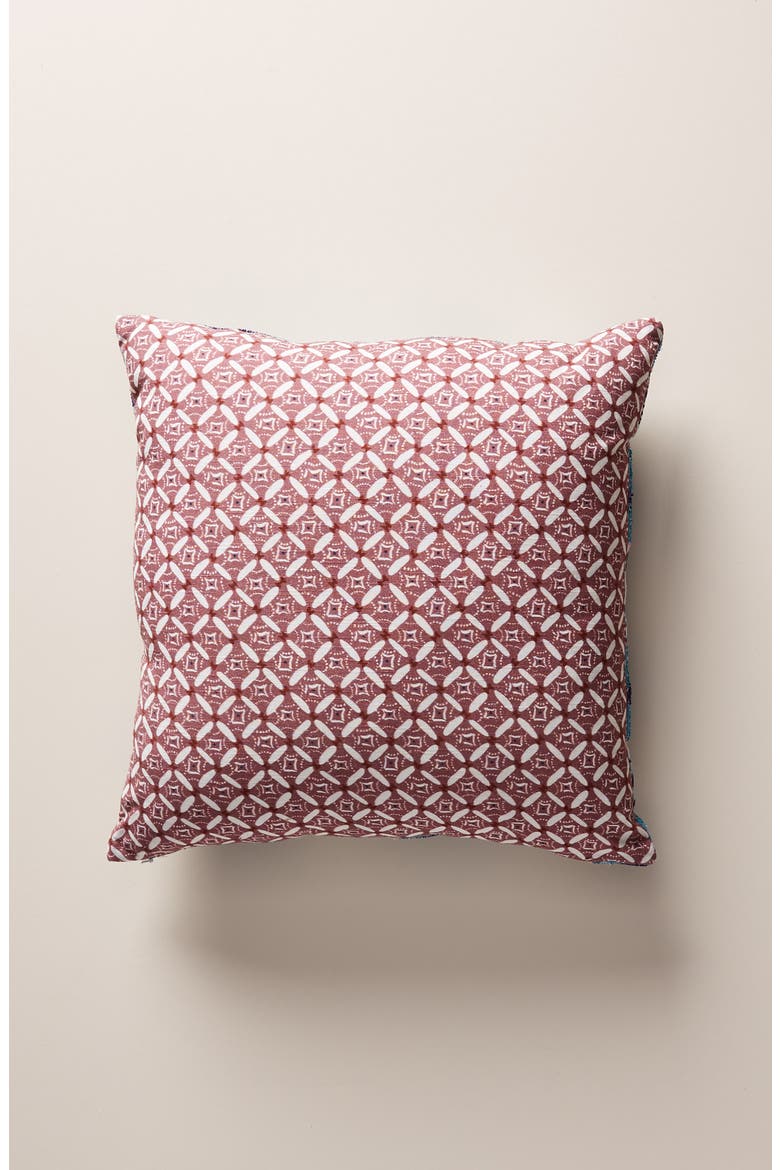 Anthropologie Devann Accent Pillow, Alternate, color, BLUE