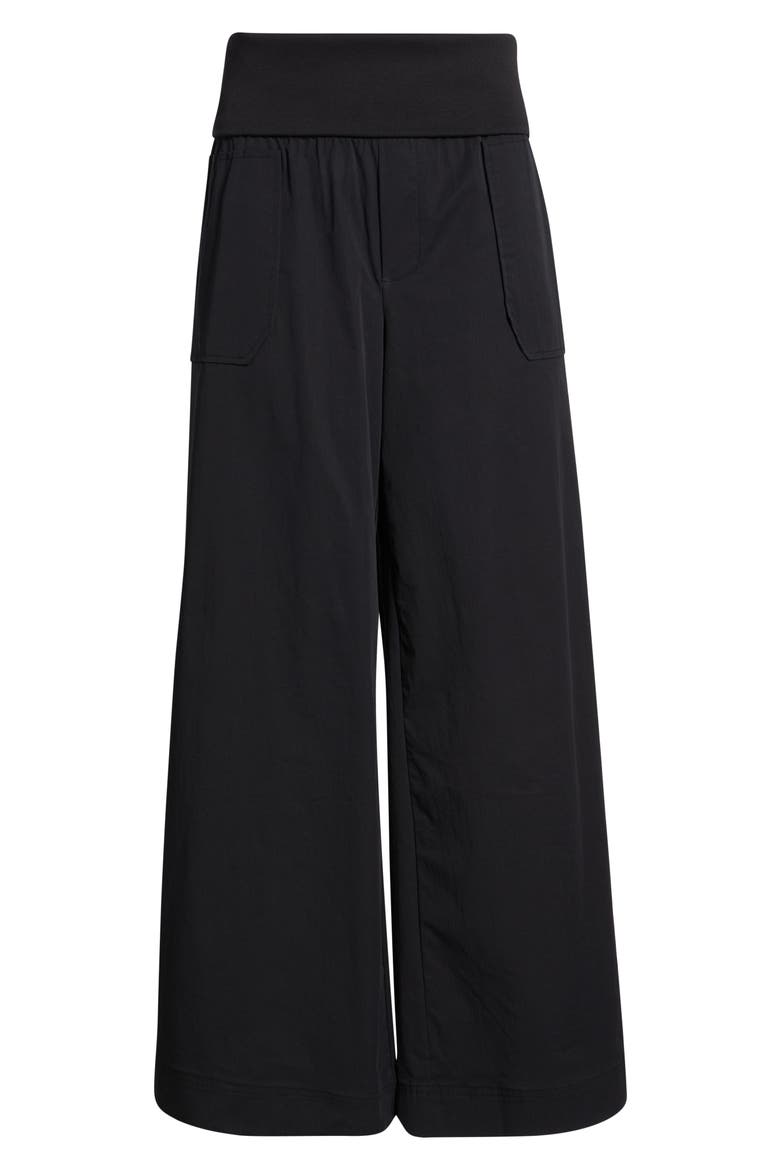 Ultra Skyrise Wide Leg Pants, Alternate, color, BLACK