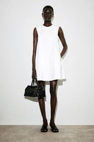 COS Picot-trimmed Pleated Mini Dress