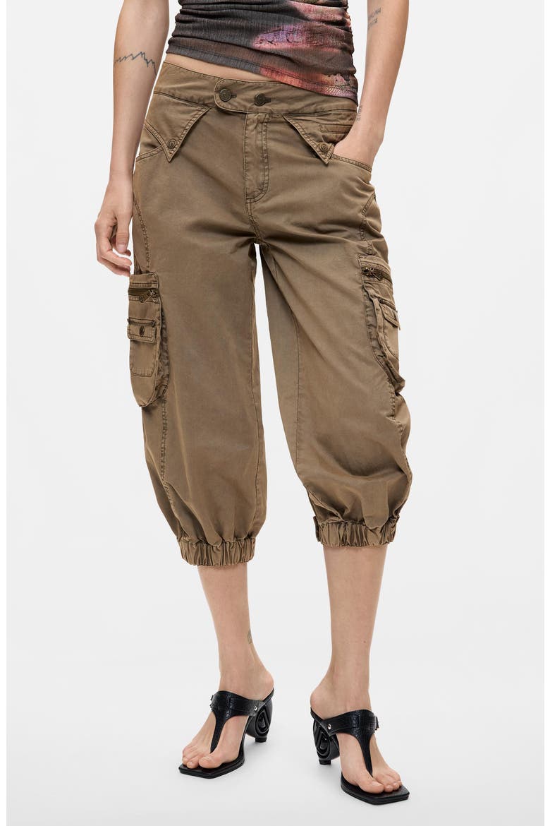 Capri Cargo Pants, Main, color, MEDIUM BEIGE