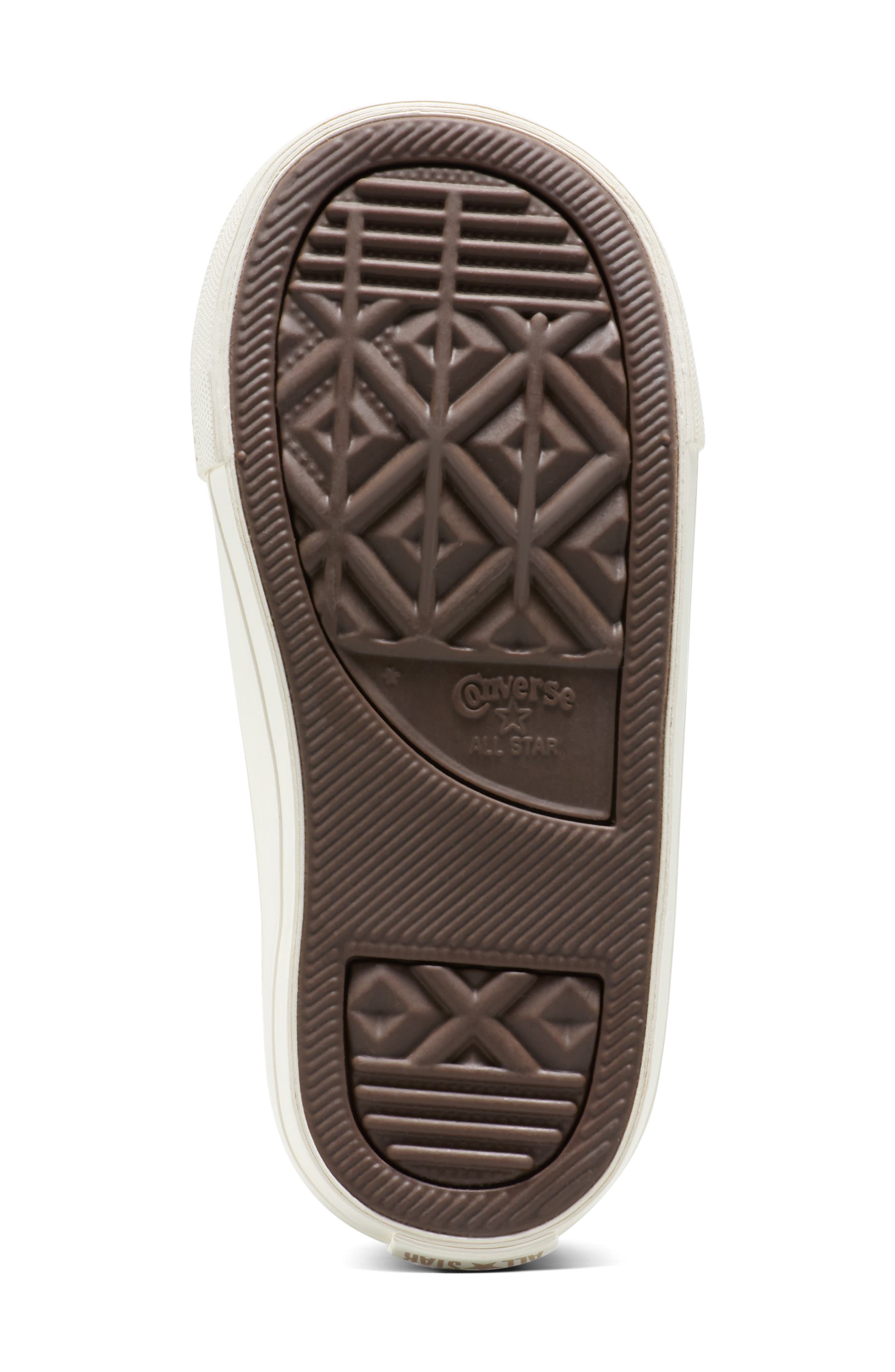 Converse Kids
 Chuck Taylor<sup
®</sup
 All Star Fuzzy Trim Sneaker, Alternate, color, Vintage Cargo/ Egret/ Egret