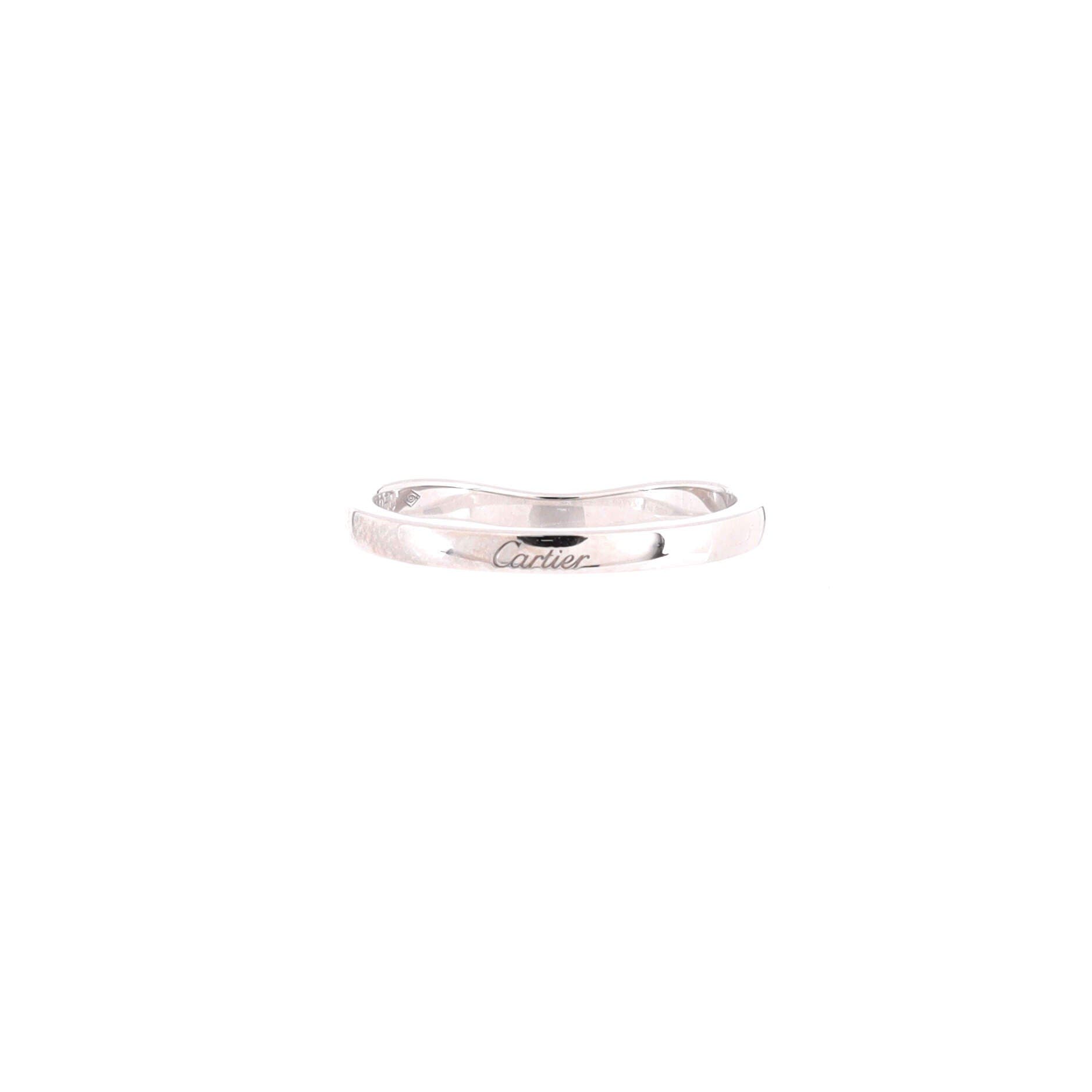 Ballerine Wedding Band Ring Platinum 2mm, Alternate, color, Metallic Silver