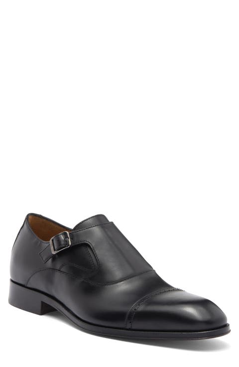 Cap Toe Monk Strap Shoe (Men)