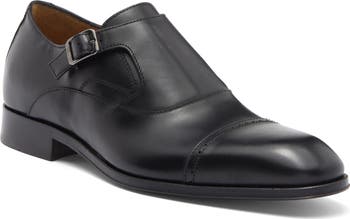 Cap Toe Monk Strap Shoe
