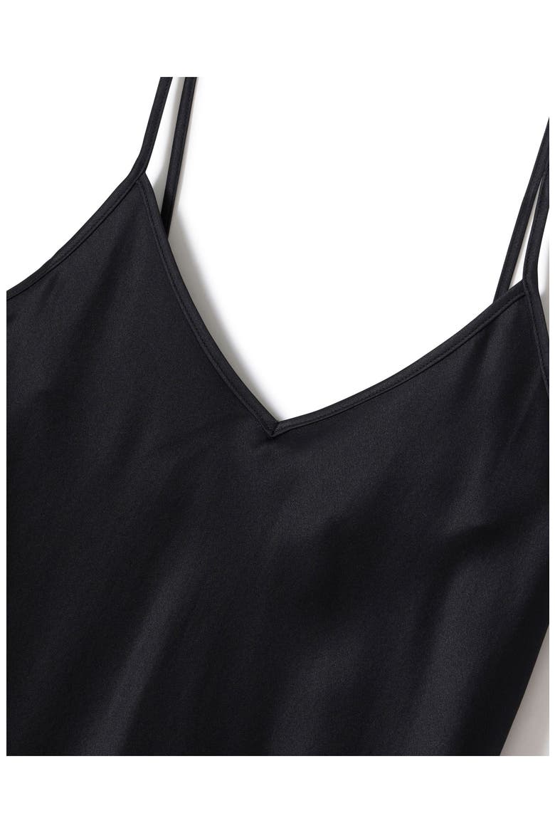 Bijou Silk Slip Nightgown, Alternate, color, BLACK