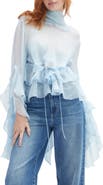 Bardot Anyssa Ruffle Tie Back Top