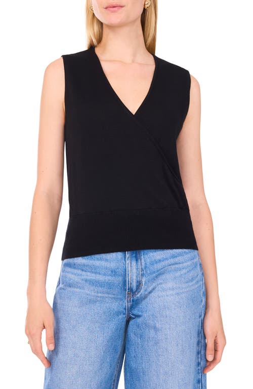 1.state Fringe Front Sweater In Black