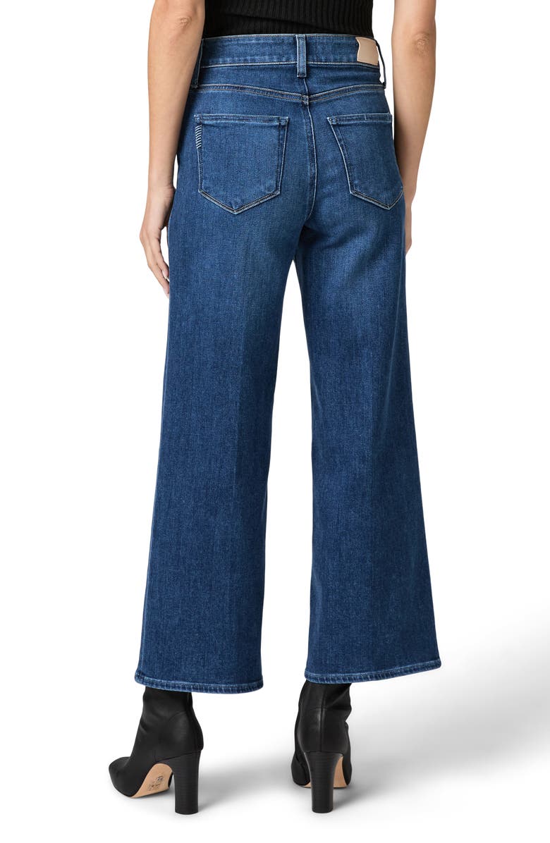 PAIGE Anessa High Waist Wide Leg Jeans, Alternate, color, Corries