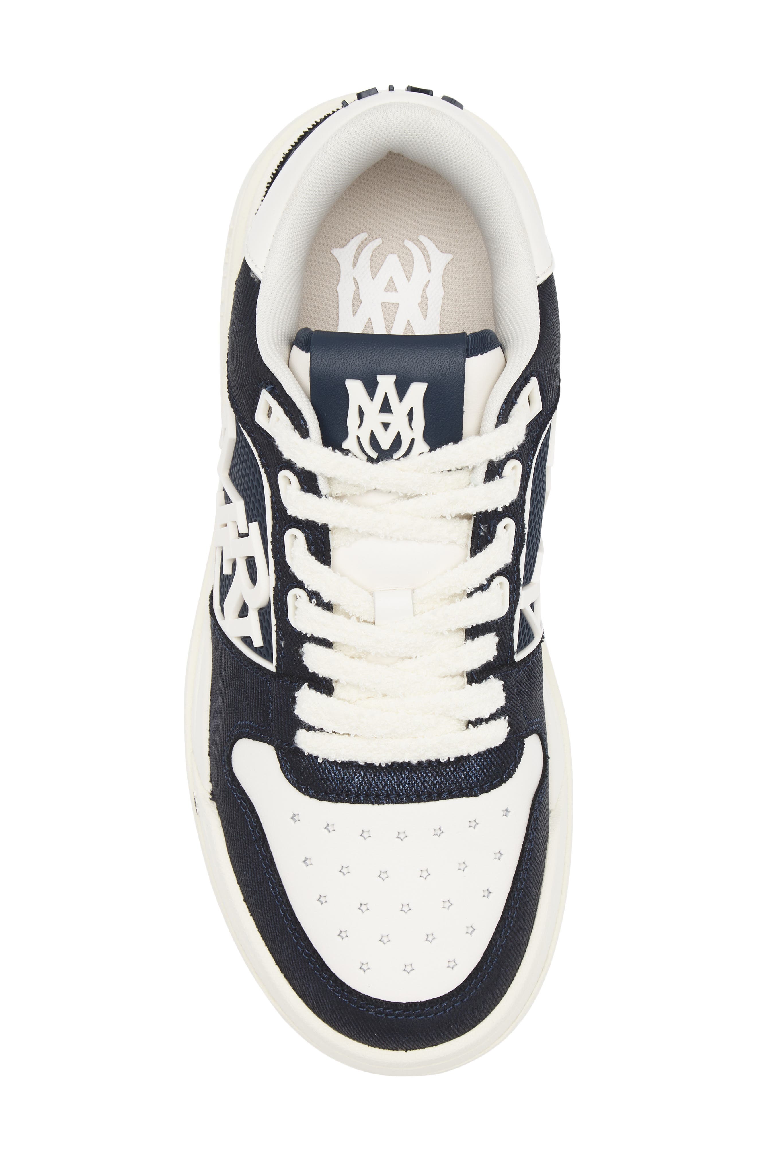 AMIRI Classic Denim Low Top Sneaker, Alternate, color, Wet Shimmer