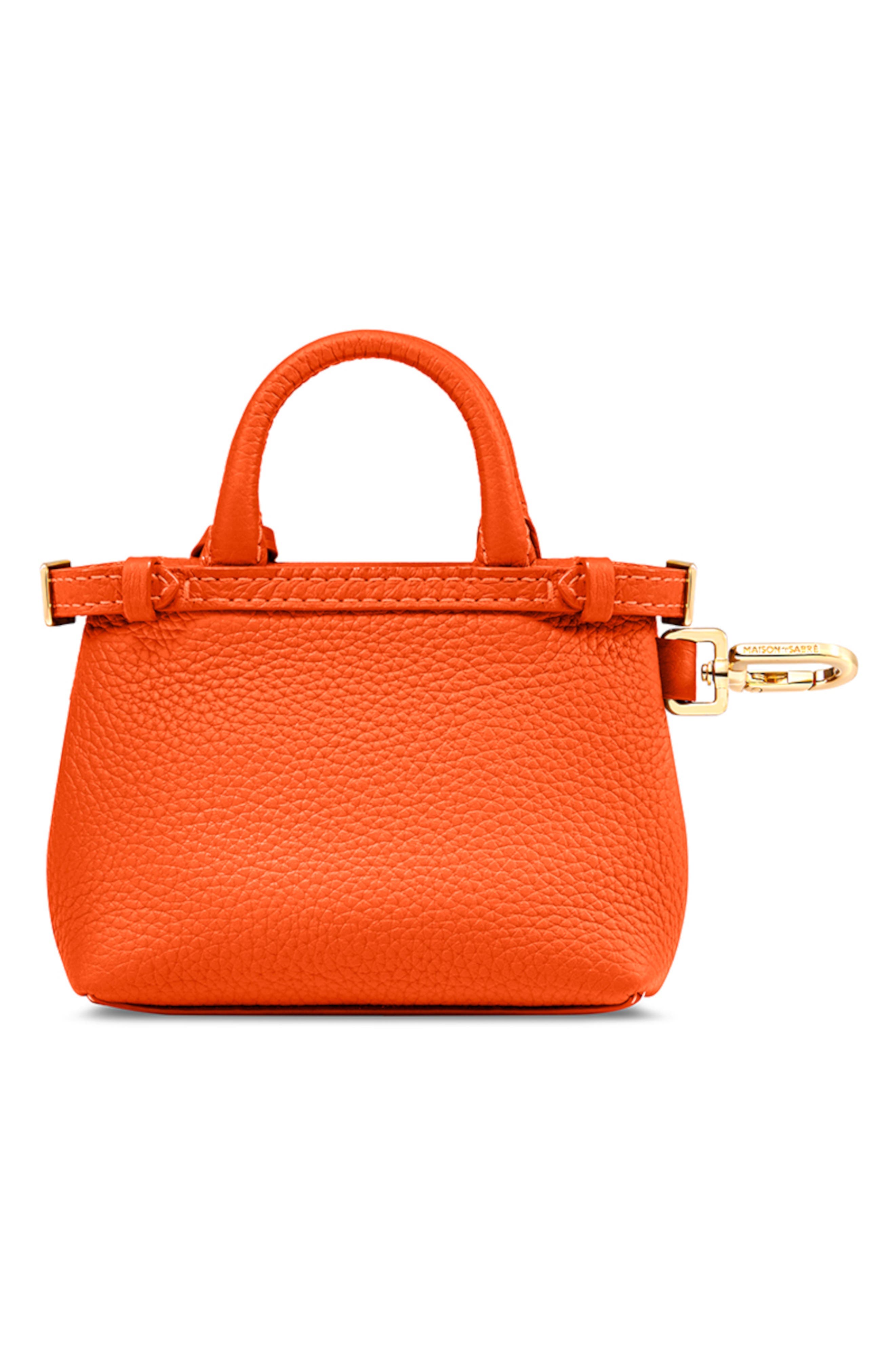 The SABRÉMOJI Petite Palais Charm, Alternate, color, Manhattan Orange