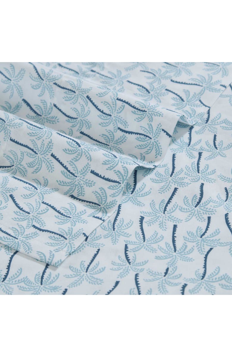 Tommy Bahama Palmtastic Percale Cotton Sheet Set, Alternate, color, Blue