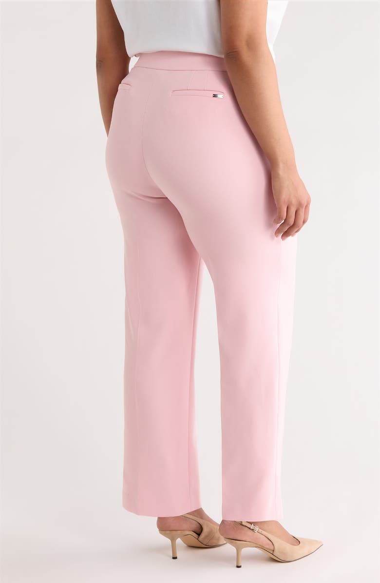 Anne Klein Grace High Waist Pull-On Pants, Alternate, color, Rose Water