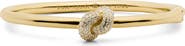 Kate Spade New York Pavé Knot Hinge Bangle