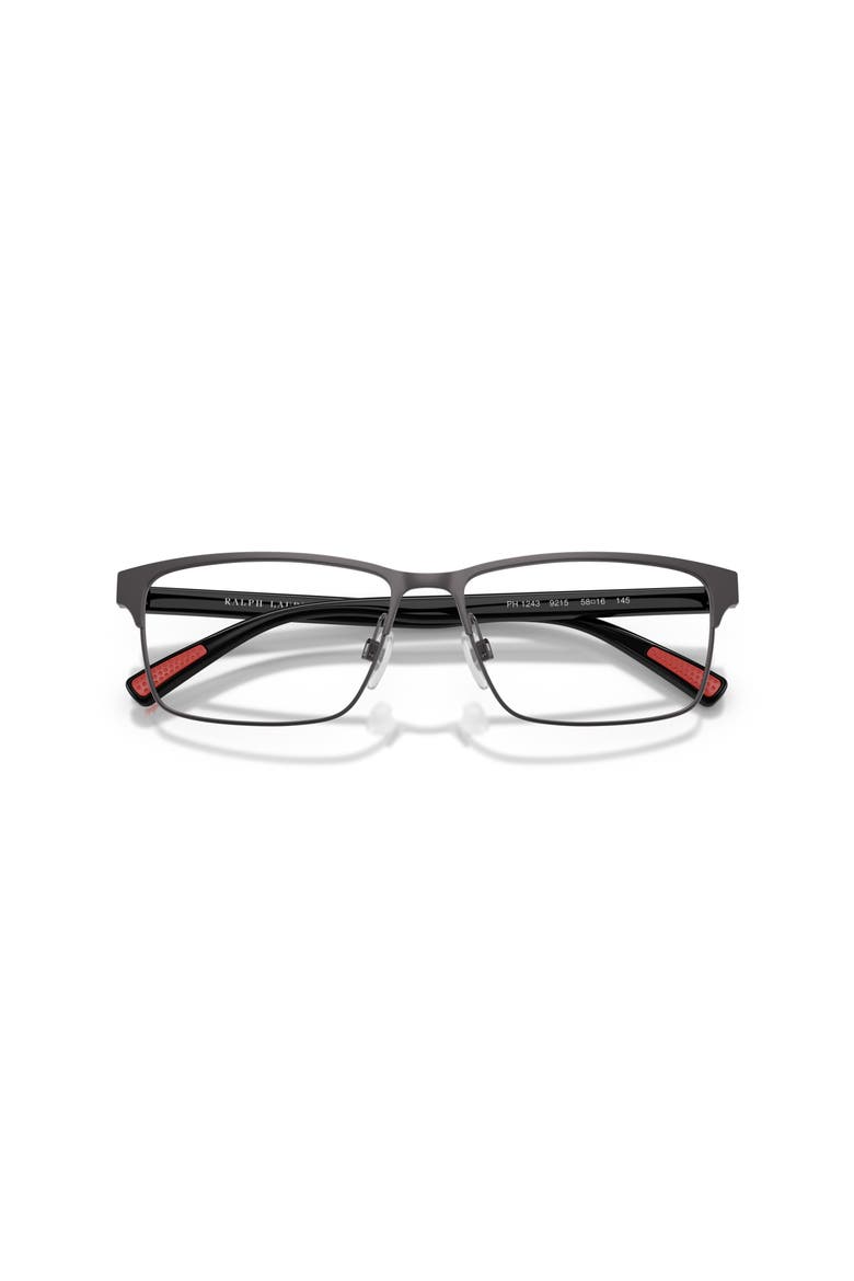 56mm Rectangle optical glasses, Alternate, color, Grey