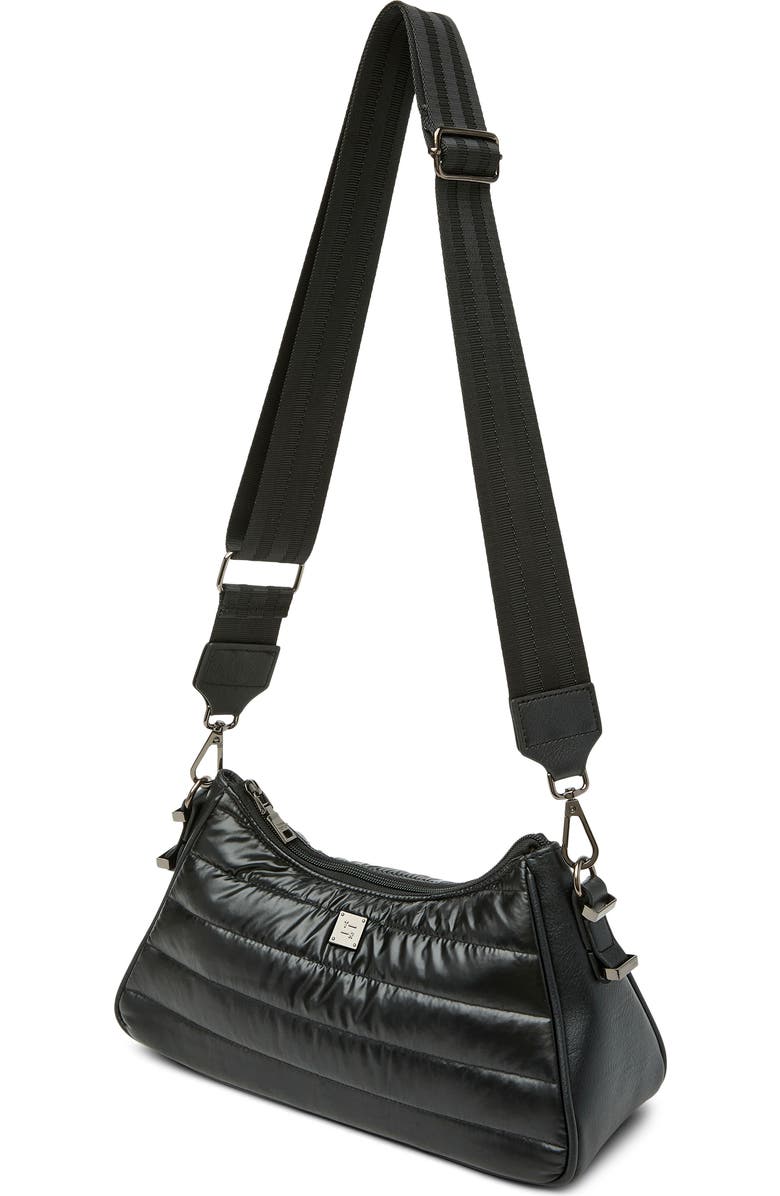 THINK ROYLN Cosmopolitan Quilted Shoulder Bag, Alternate, color, Pearl Black