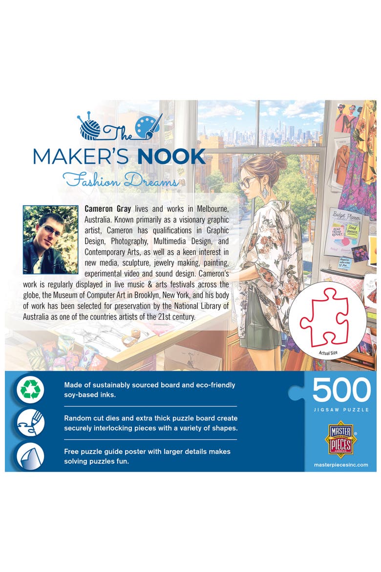 Fashion Dreams 500 Piece Jigsaw Puzzle, Alternate, color, Multicolor