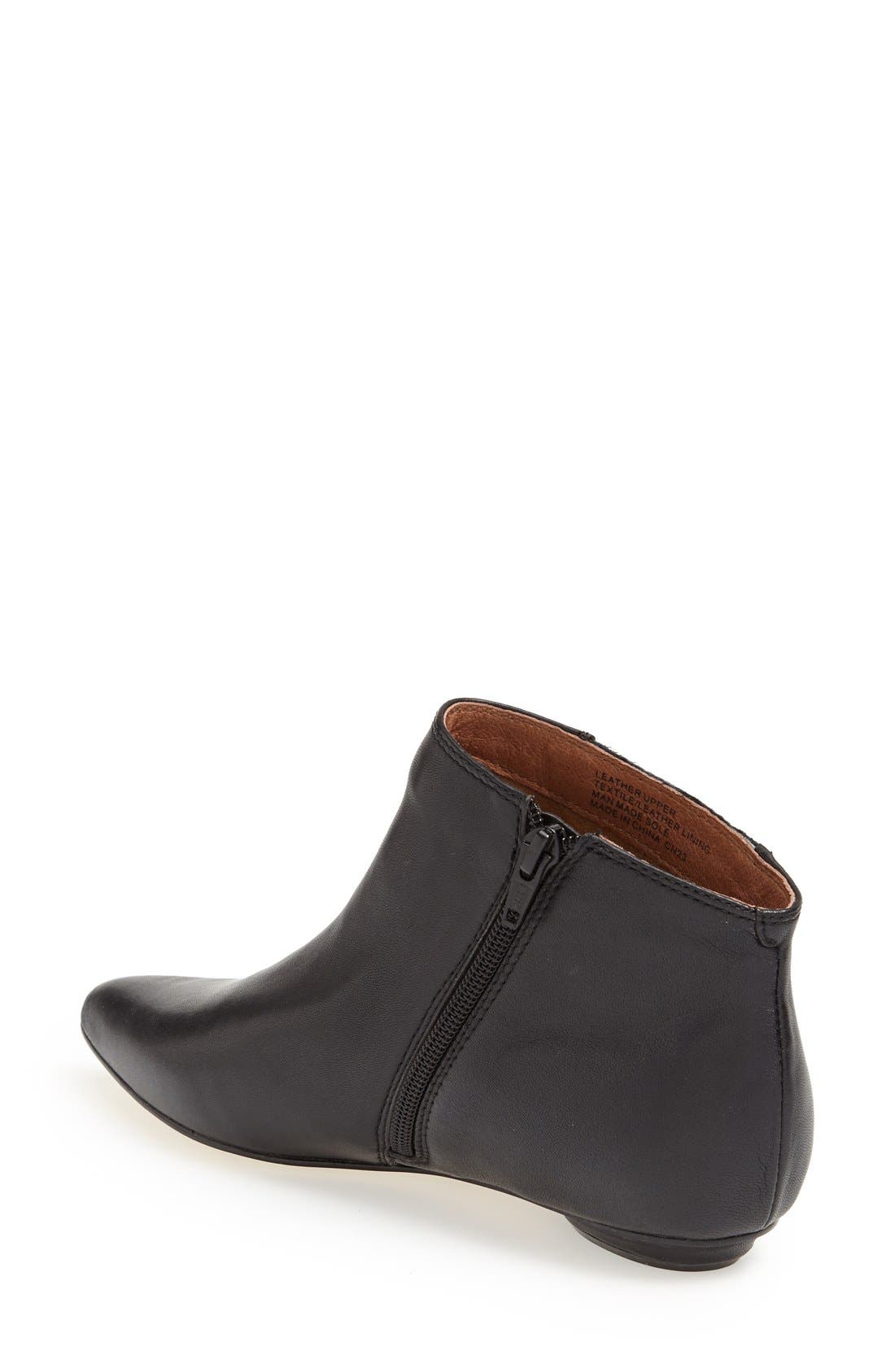 'Maci' Bootie, Alternate, color, BLACK SILK/ CALF HAIR