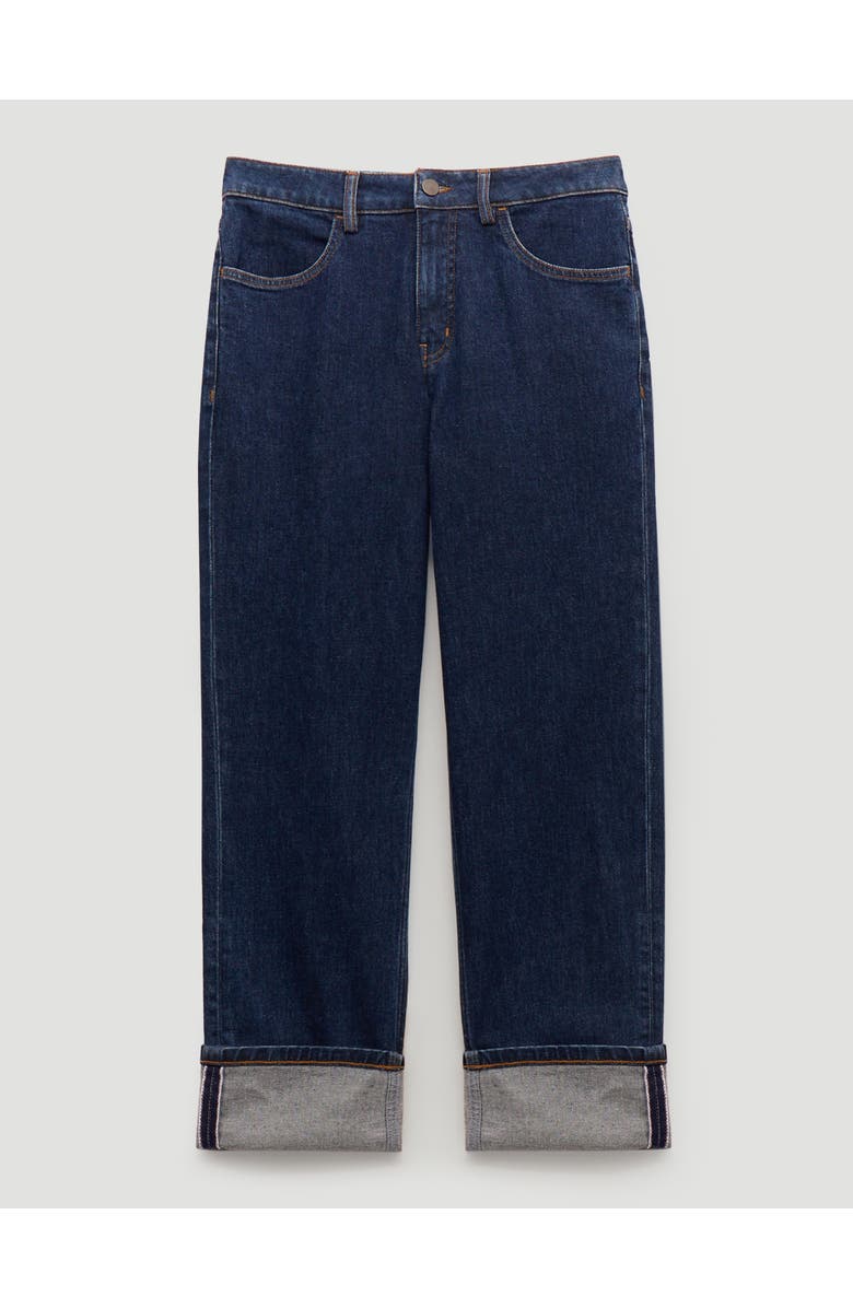 Hush Agnes 2.0 Turn Up Jeans, Alternate, color, Vintage Blue Wash