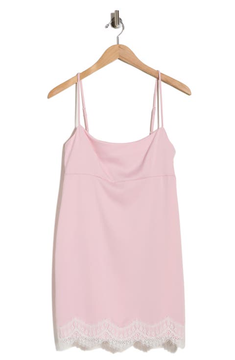 Lace Trim Minidress