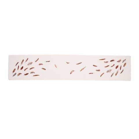 Feather Pattern Table Runner  14" x 72"