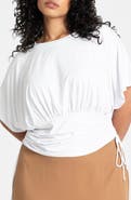 ELOQUII Wrap Sleeve Tee