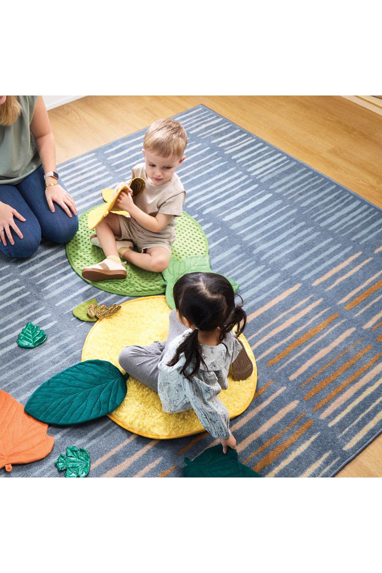 Horizon Carpet  - Blue - 4' x 6' Rectangle, Alternate, color, Blue
