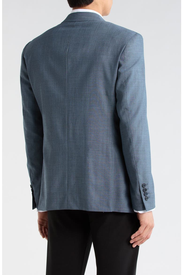 Check Two-Button Sport Coat, Alternate, color, GREEN