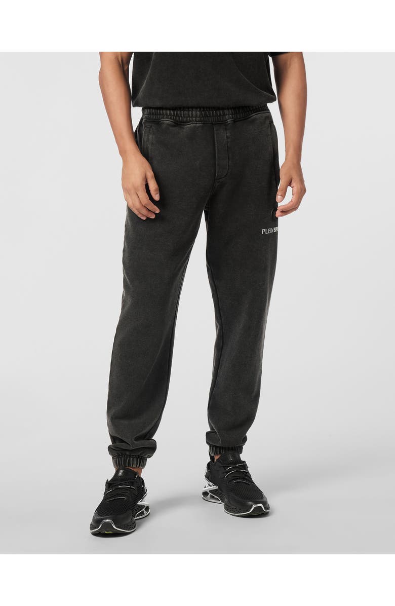 PLEIN SPORT Jogging Pants Cold Dye Men, Main, color, Black