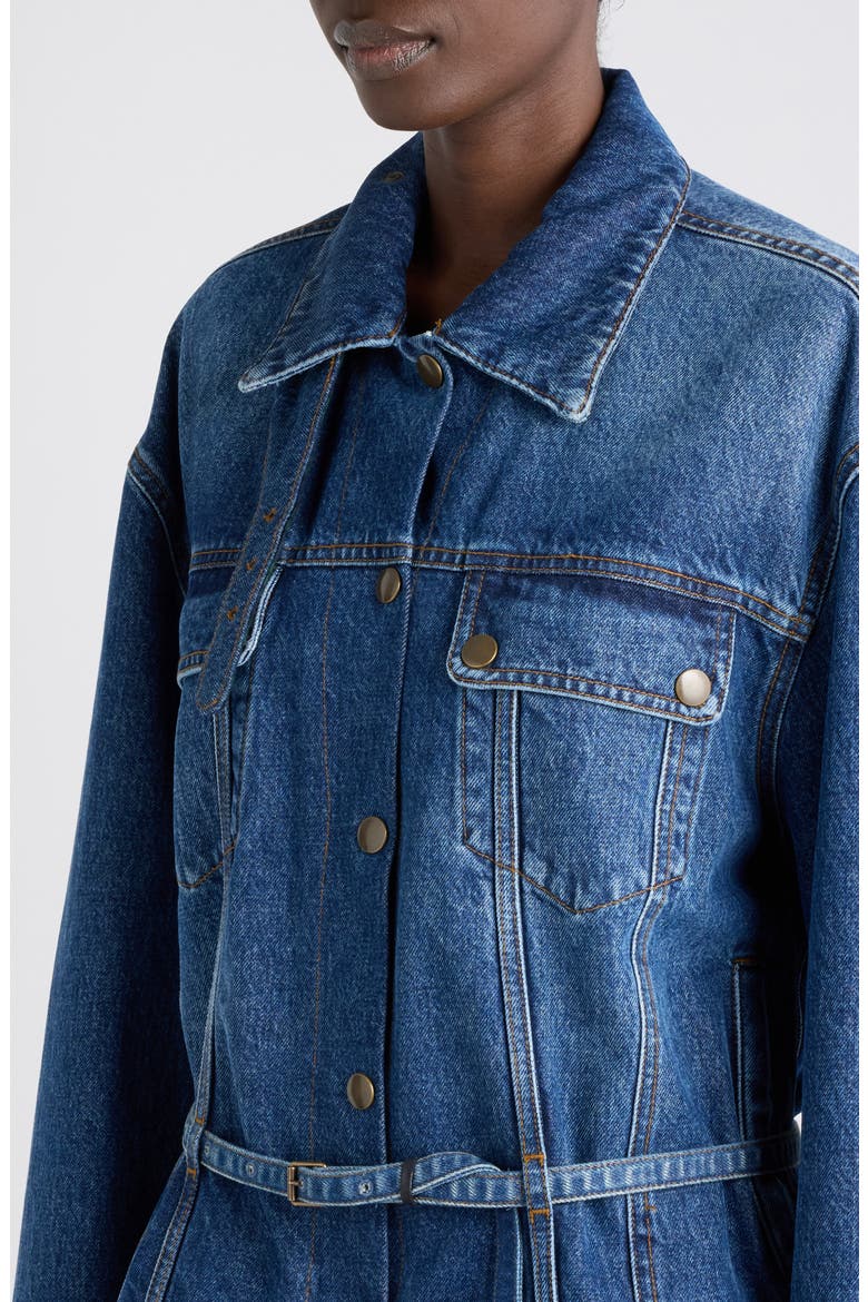 Veya Denim Jacket, Alternate, color, BLUE