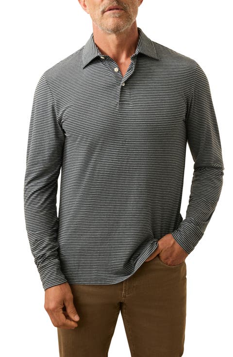 Movement Stripe Long Sleeve Polo