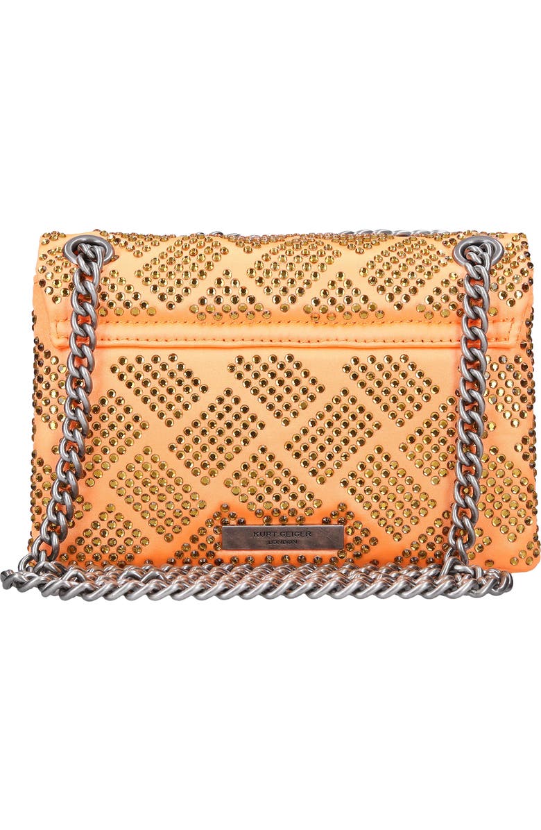 Kurt Geiger London Mini Kensington Embellished Fabric Convertible Crossbody Bag, Alternate, color,