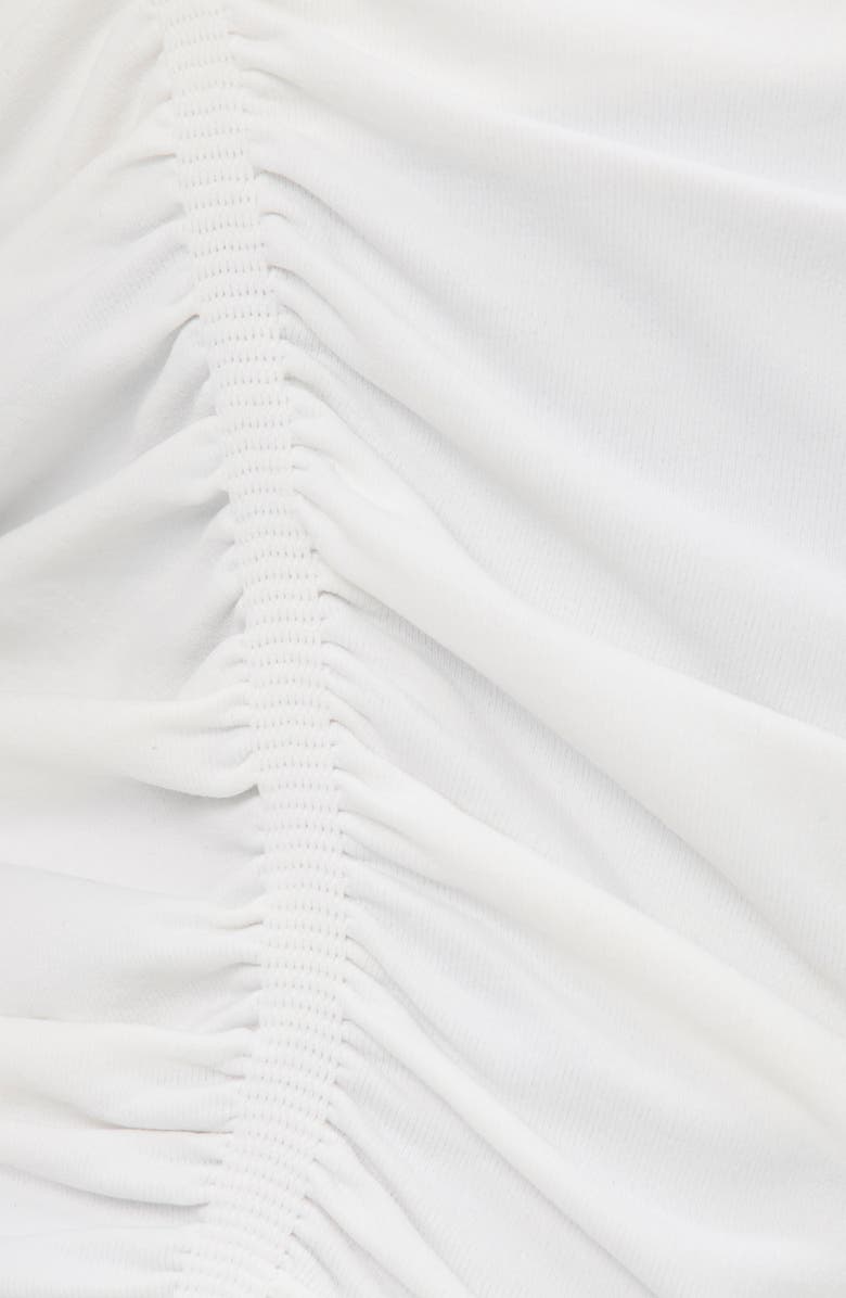 Sweaty Betty Athlete Side Ruched Top, Alternate, color, White
