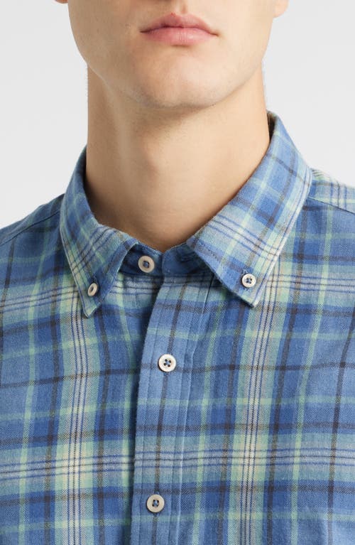 James Campbell Franklin Trim Fit Plaid Cotton Button-up Shirt In Multi