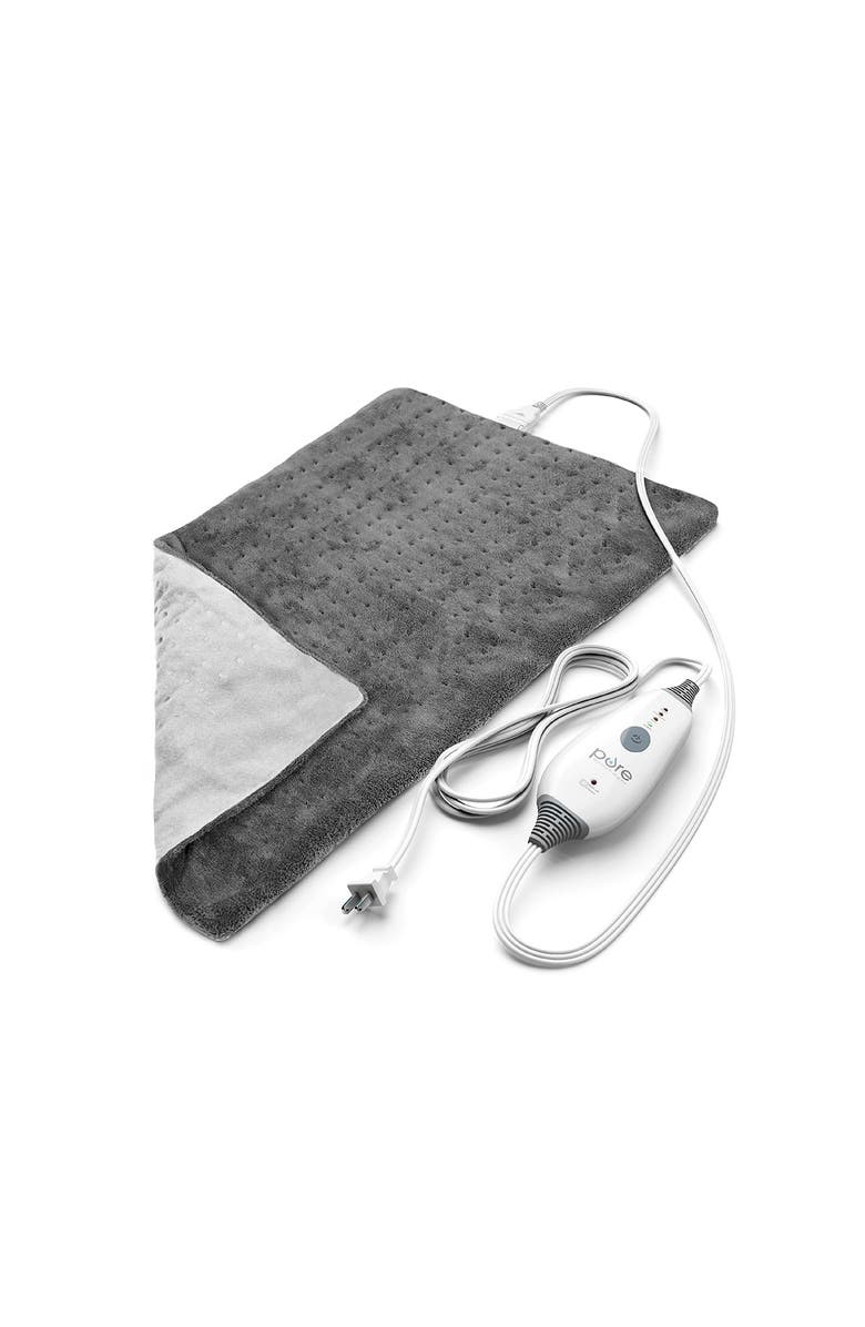 PURE ENRICHMENT PureRelief Deluxe Heating Pad - Gray, Main, color, Gray
