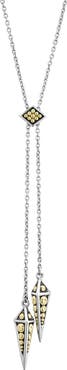 LAGOS KSL Double Large Pyramid Bolo Necklace
