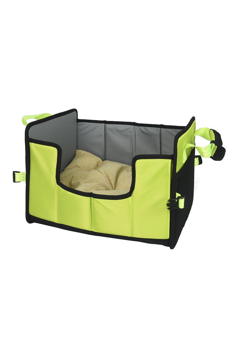 Travel-Nest Folding Travel Cat & Dog Bed, Alternate, color, GREEN