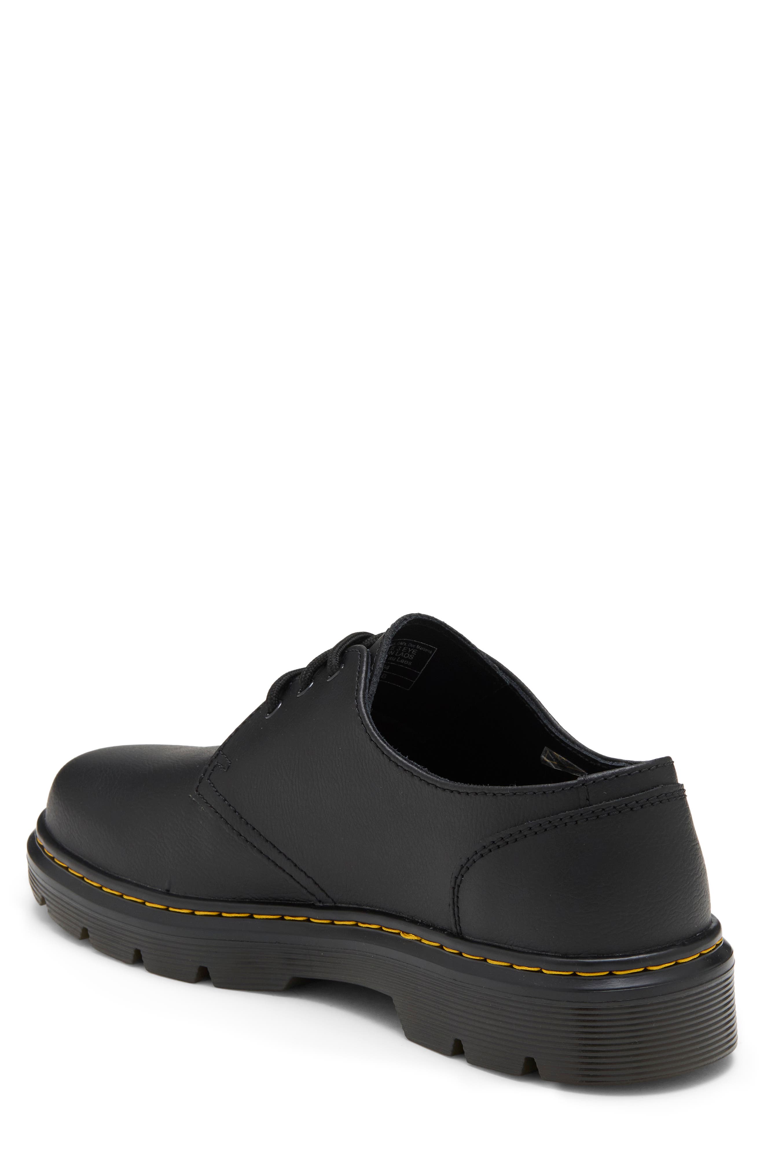 Aprile Leather Oxford, Alternate, color, BLACK