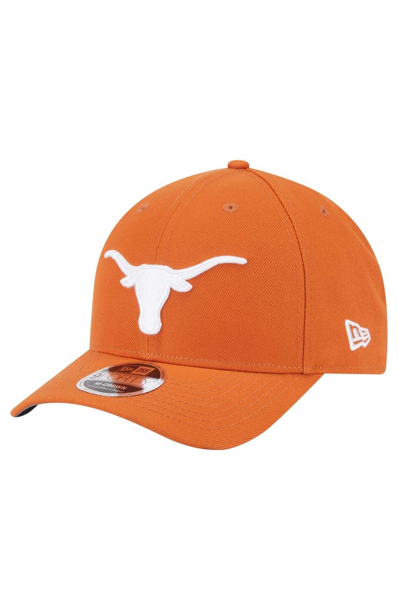 New Era Men's New Era Texas Orange Texas Longhorns Team Collective 9FORTY M-Crown Adjustable Hat, Main, color, Burnt Orange