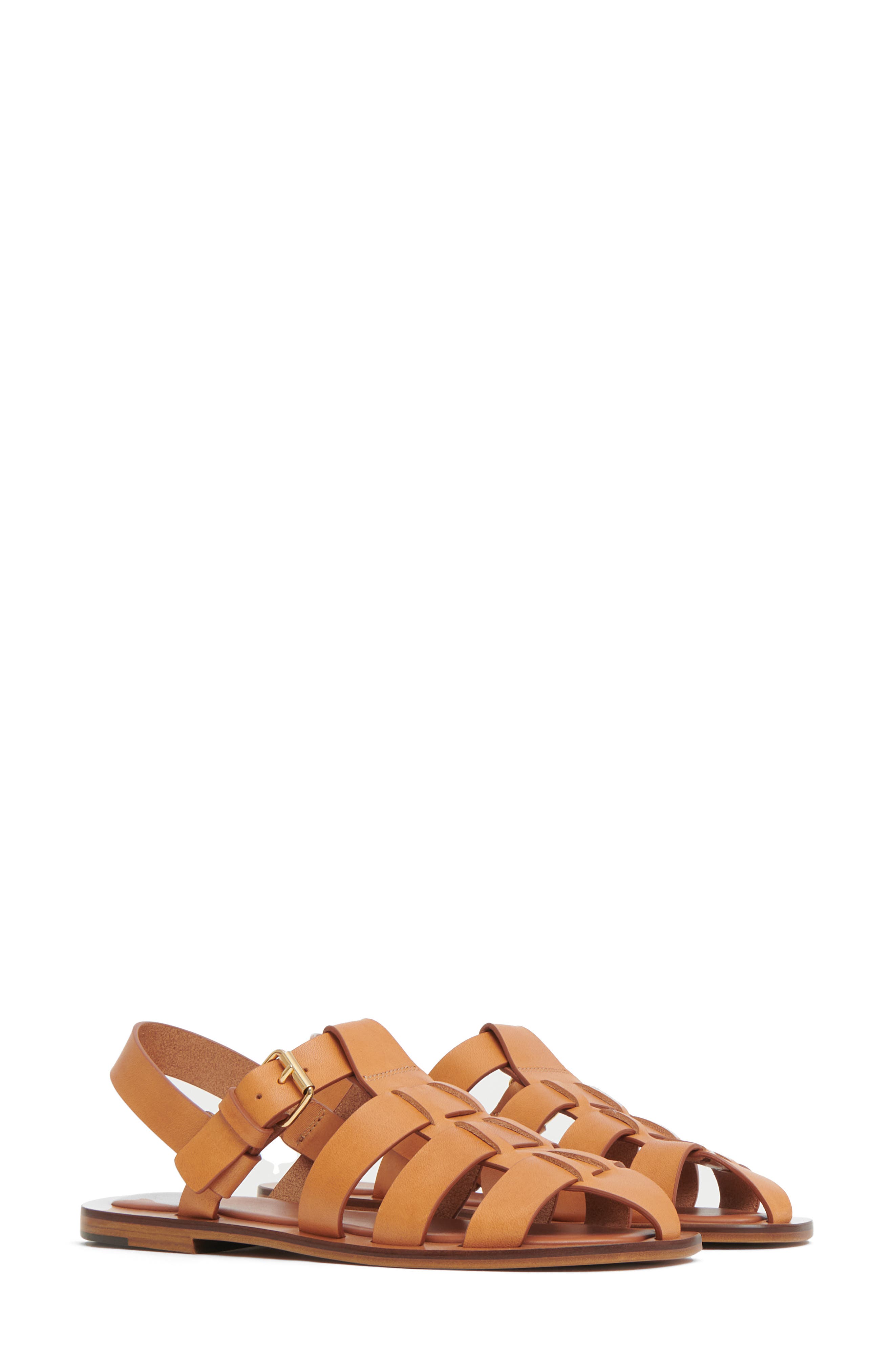 Slingback Fisherman Sandal, Main, color, CAMMELLO