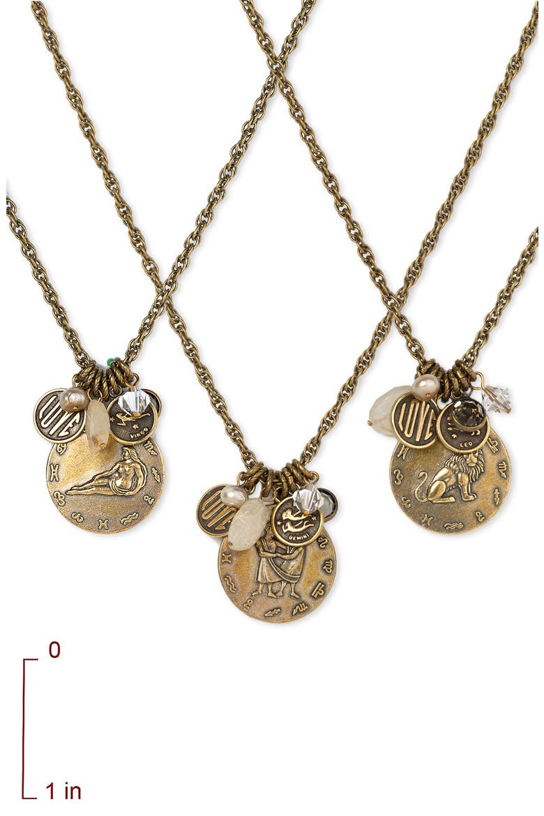 Zodiac Pendant Necklace, Alternate, color, SCORPIO
