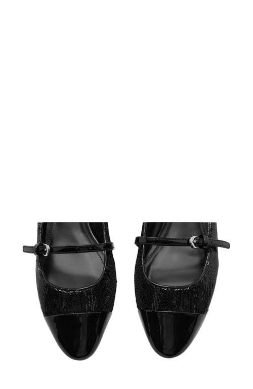 Shop Mango Ankle Strap Pump In Black