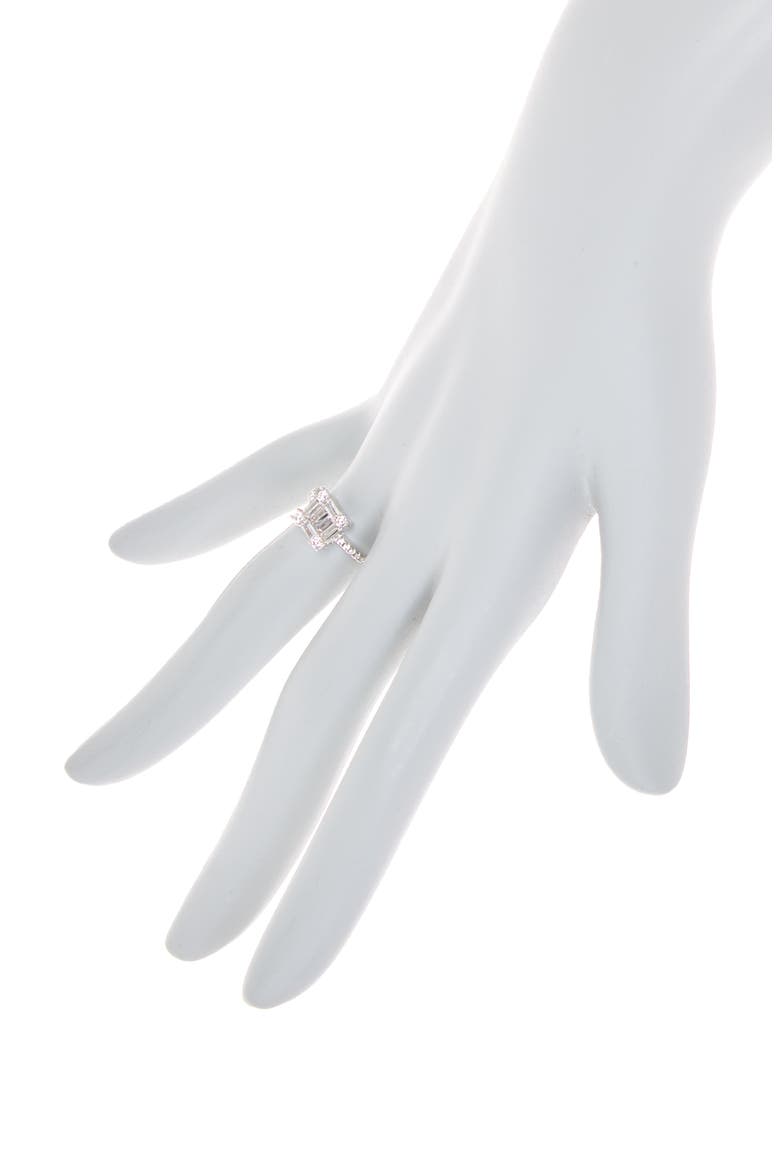 Baguette CZ Ring, Alternate, color, WHITE