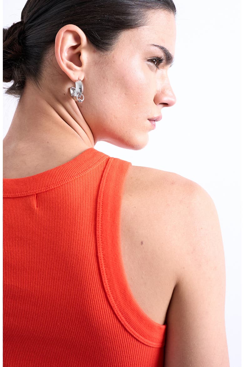 Rib Racerback Tank, Alternate, color, ORANGE