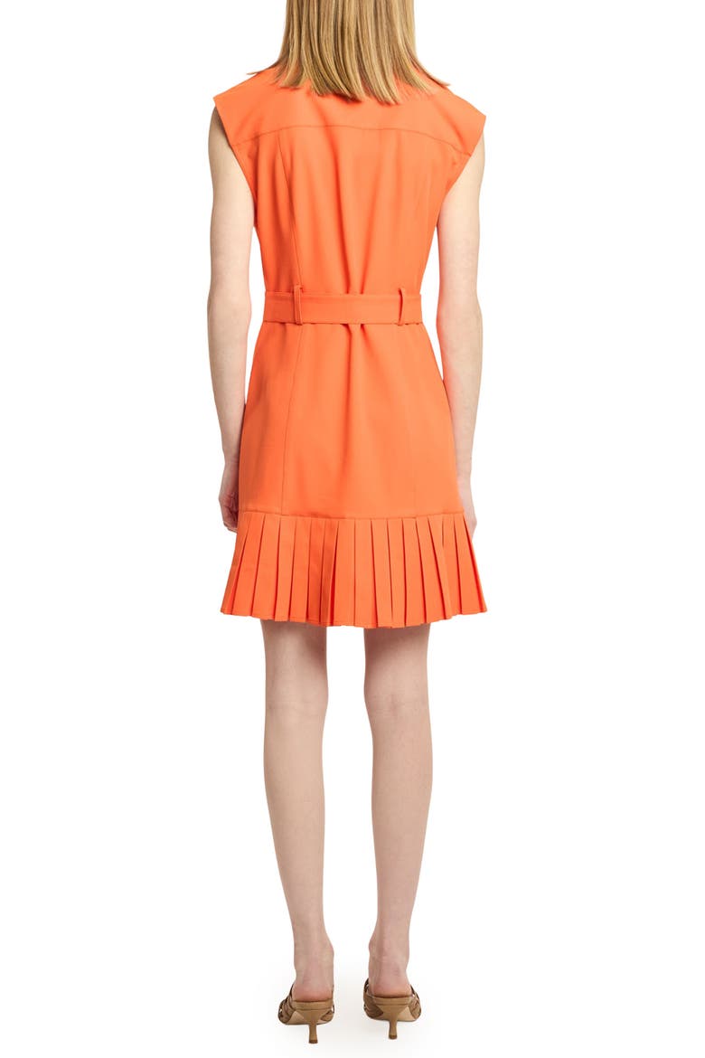 Doreen Belted Shirtdress, Alternate, color, BRIGHT CLEMENTINE