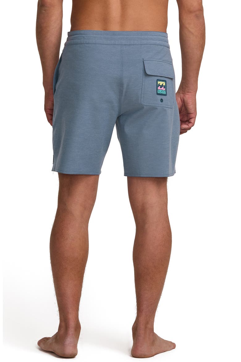 Every Other Day Lo Tide Board Shorts, Alternate, color, BLUE FOG