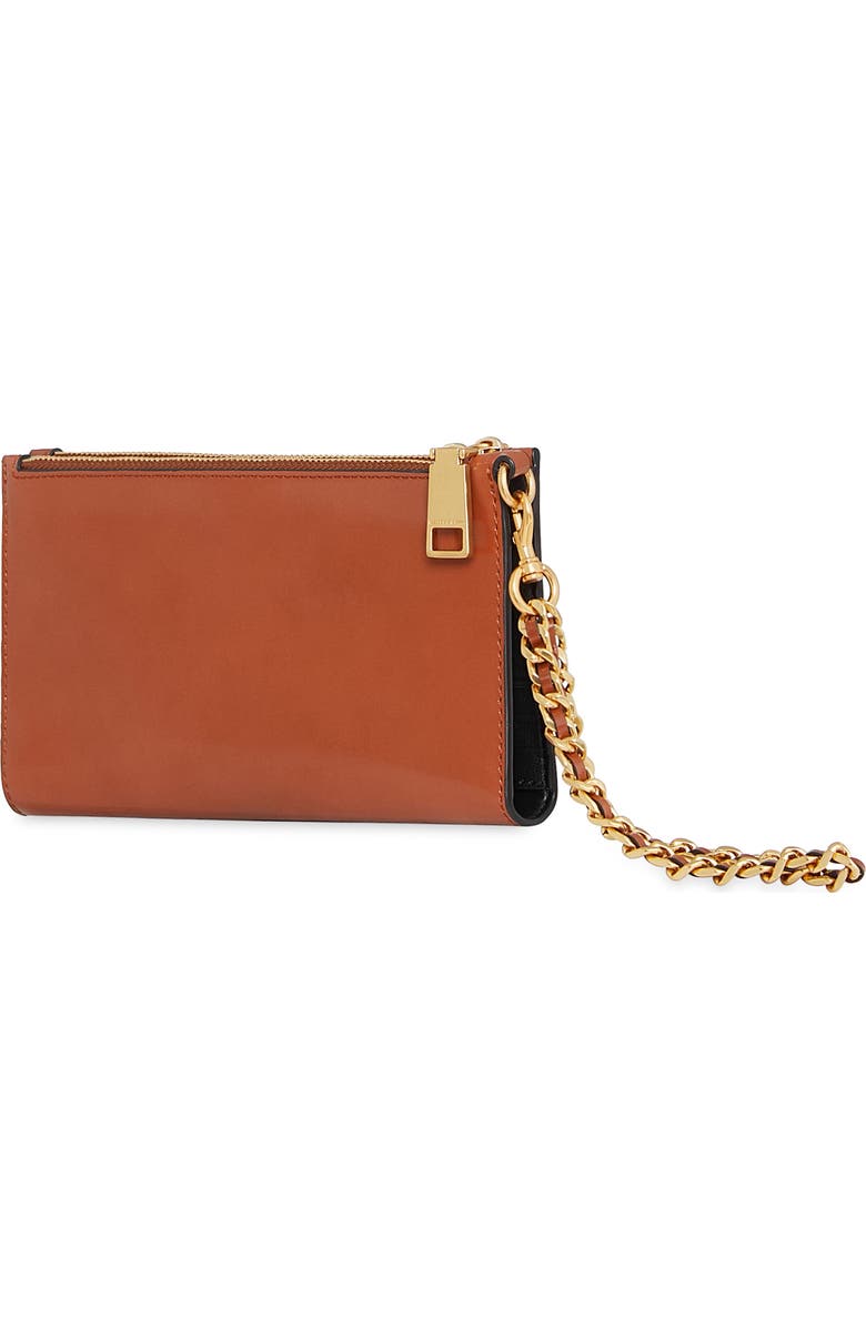 Rebecca Minkoff Infinity Chain Strap Leather Wristlet, Alternate, color,