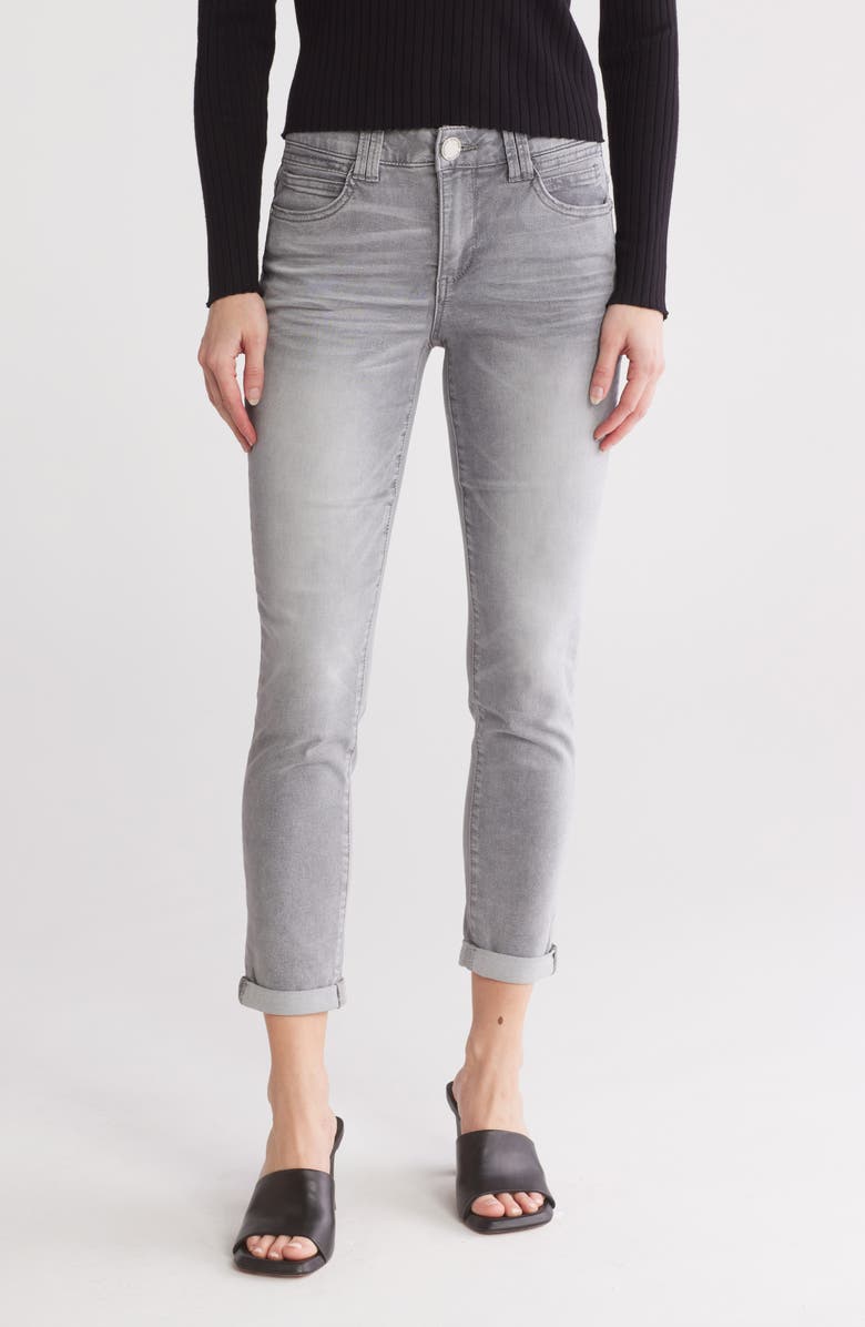 Democracy Ankle Skimmer Roll Cuff Jeans, Main, color,