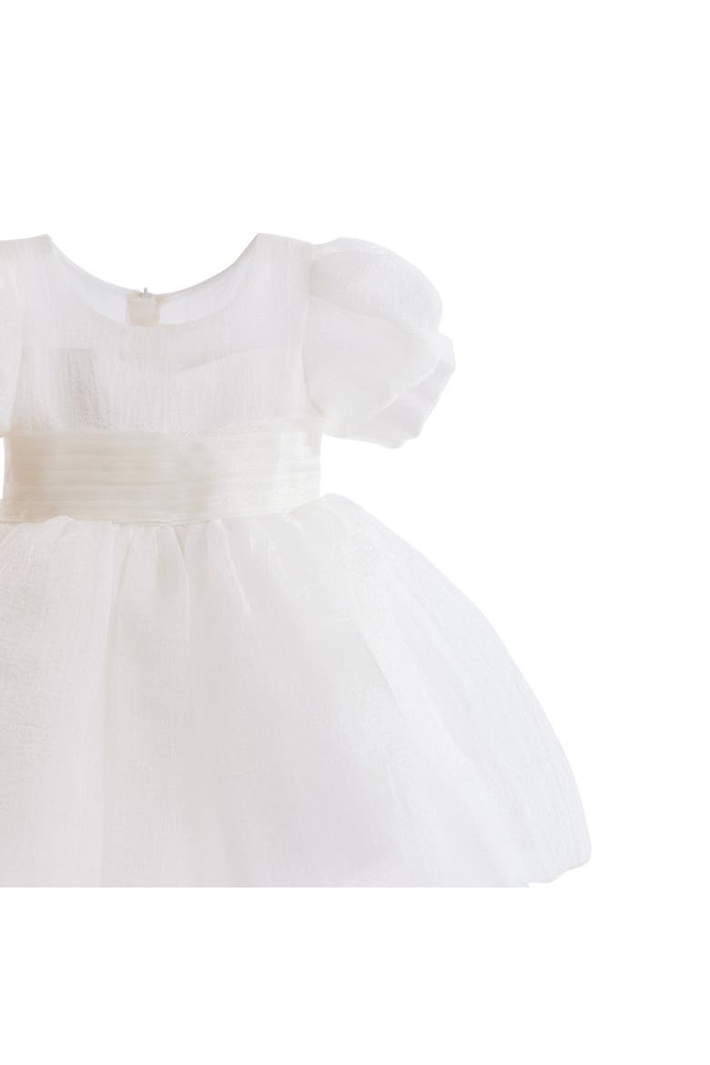 Puff-Sleeve Party Dress, Alternate, color, Ivory