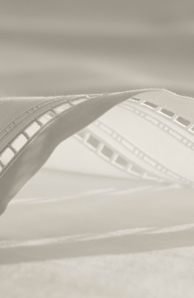 Boll & Branch Signature Ladder Stitch Organic Cotton Sheet Set, Alternate, color, White/ White